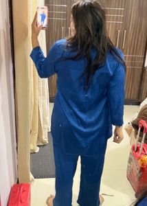 Blue Co-ord Set busy 46