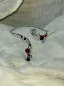 Red Beaded arm Cuffs