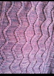 purple cowl neck pullover