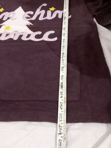 Wine Colour Full Sleeveless T-shirt