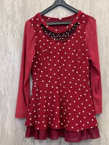 Trendy Bell Maroon Top