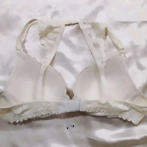 White Lace Bra