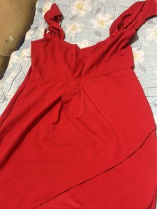 Red Mini Party Dress