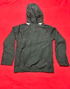 Nike Black Hooded Windbreaker Jacket – Size 8/10