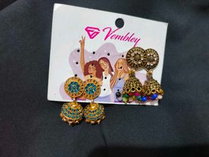 Vembley Jhumka Earrings