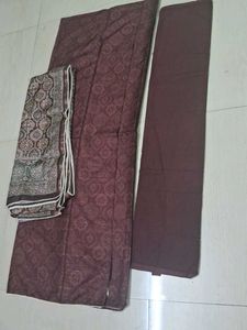 Neeru's Brown Embellished Salwar Suit