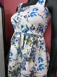 Floral Print Fit &amp; Flare Mini Dress