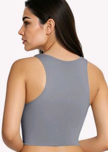 Zivame Bra Yop With Inbuilt Cups- Grey