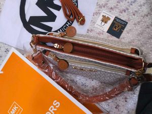 Michael Kors Signature Handbag with 2 belts