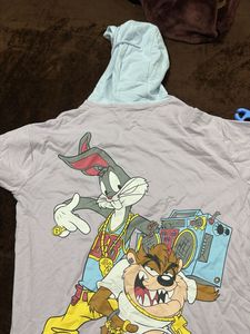 Graphic Tee with Hoodie