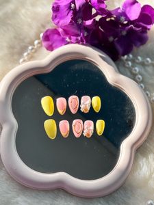 Butter Yellow Summer Nails