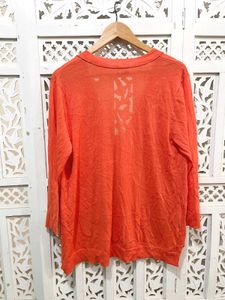 Imported Coral Cardigan C