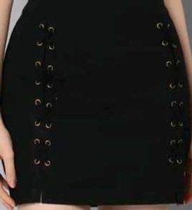 Lace up skirt
