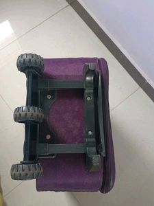 Purple Galaxy Carry-on Suitcase
