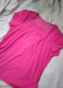 Hot Pink Formal Top