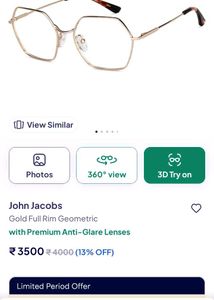 Brand New John Jacobs Eyeglasses