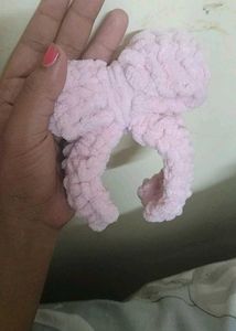 Pink Bow Keychain
