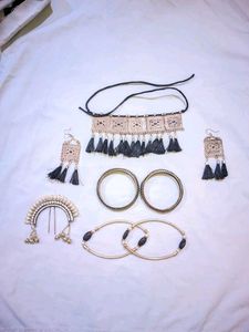 Bohemian Jewelry Set || Oxidized Jewellery