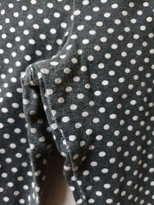 Polka dot baby pajama