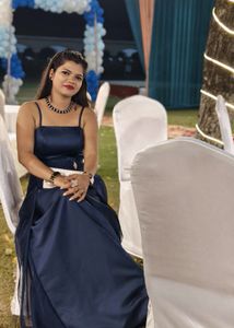 Navy Blue Gown