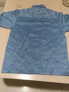 Men's Blue Button-Down Shirt