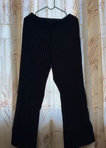 Vertical Striped Highwaisted Bootcut Pants
