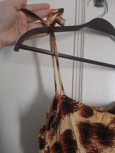 Animal Print Maxi Dress