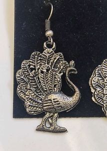 Peacock Dangle Earrings