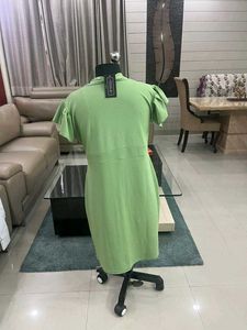 Green Bodycon Knee Length Dress