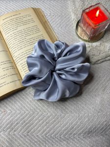 Jumbo sized satin scrunchies