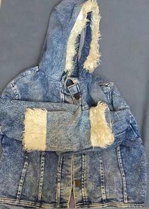 Hooded Denim Jacket