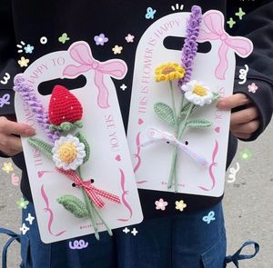 Crochet Flower Mother&#39;s Day Cards
