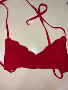 Red Bikini Top