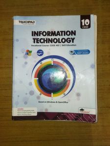 Class 10 Information Technology Code 402 Book Touc