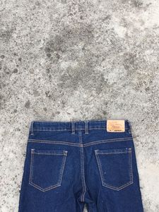 Classic Dark Wash Denim Jeans