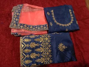Heavy Zari Work Lehenga Choli Set