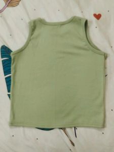 Cute light green Tank Top