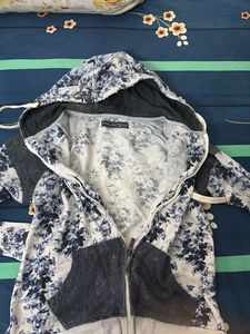 Floral Print Hoodie