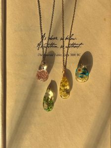 Floral Resin Necklaces