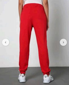 Red &#39;20 Sports&#39; Joggers