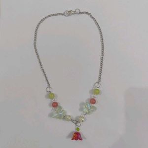 Flower Bead Necklace