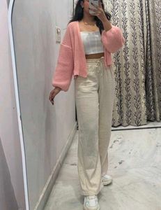 Savana Pink Knit Cardigan