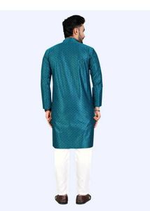 Stylish button Green Kurta Set