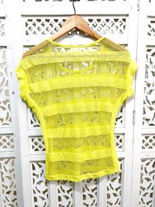 Yellow Knit Top C