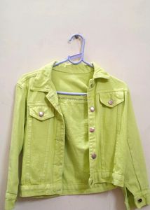 Neon  Denim Jacket