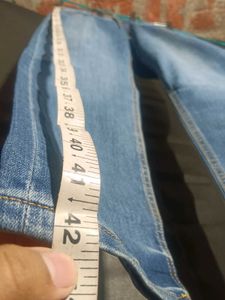 Light Wash Straight Jeans