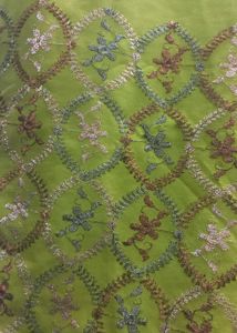 Green Embroidered Kurta