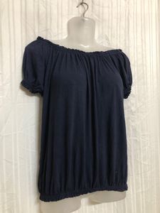 Blue Short Sleeve Top