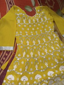 Yellow Haldi Sharara