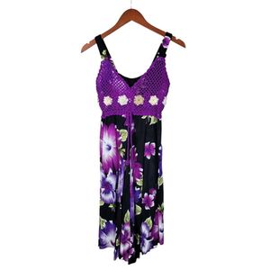 Floral Crochet Sundress